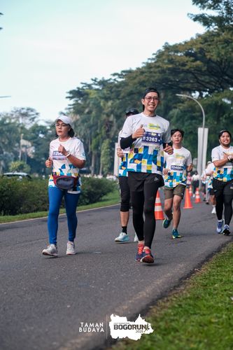 Race photo from Taman Budaya x BOGORUN 2025