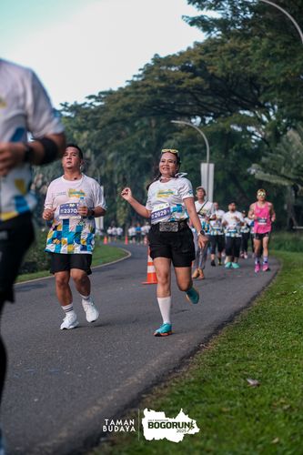 Race photo from Taman Budaya x BOGORUN 2025