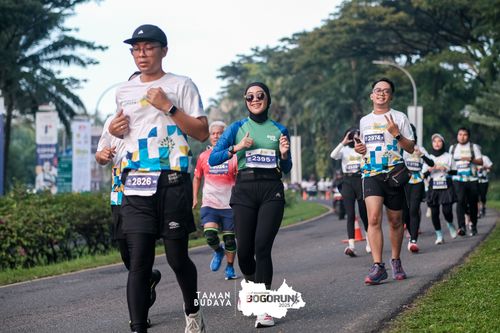 Race photo from Taman Budaya x BOGORUN 2025