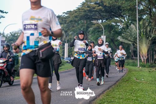 Race photo from Taman Budaya x BOGORUN 2025