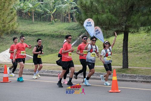 Race photo from CISANGKAN KBP CITY RUN 2025