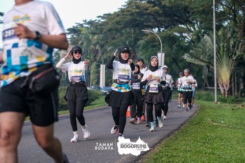 Race photo from Taman Budaya x BOGORUN 2025