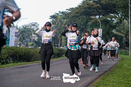 Race photo from Taman Budaya x BOGORUN 2025