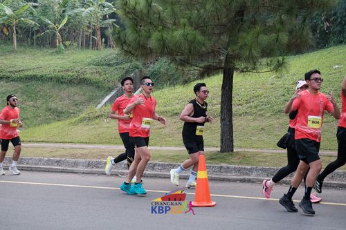 Race photo from CISANGKAN KBP CITY RUN 2025