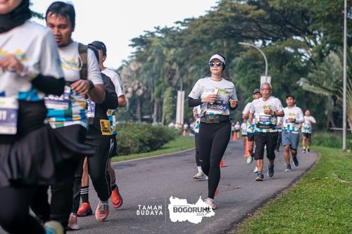 Race photo from Taman Budaya x BOGORUN 2025