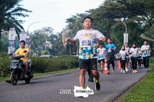 Race photo from Taman Budaya x BOGORUN 2025