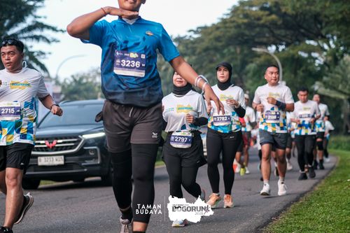 Race photo from Taman Budaya x BOGORUN 2025