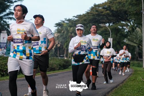 Race photo from Taman Budaya x BOGORUN 2025