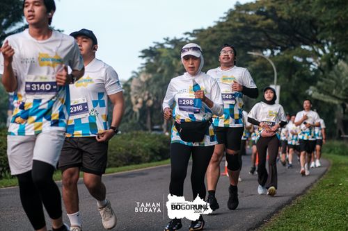 Race photo from Taman Budaya x BOGORUN 2025
