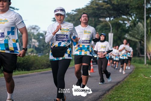 Race photo from Taman Budaya x BOGORUN 2025
