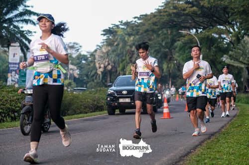 Race photo from Taman Budaya x BOGORUN 2025