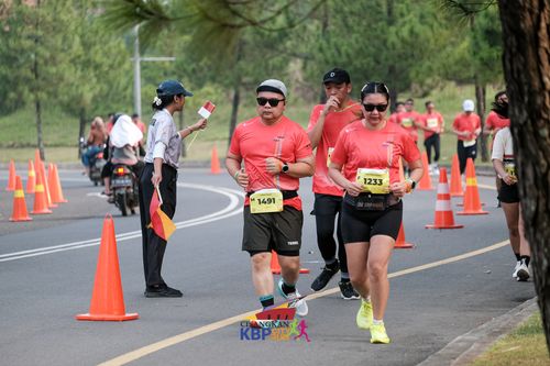 Race photo from CISANGKAN KBP CITY RUN 2025