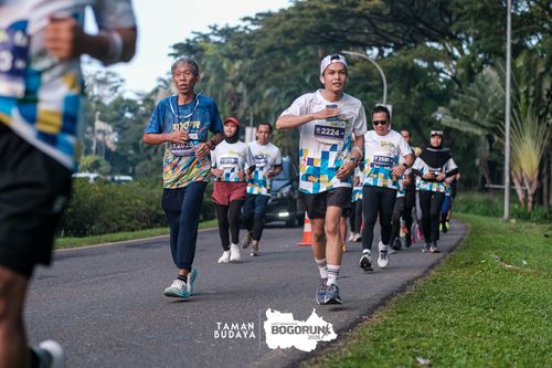 Race photo from Taman Budaya x BOGORUN 2025