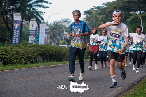 Race photo from Taman Budaya x BOGORUN 2025