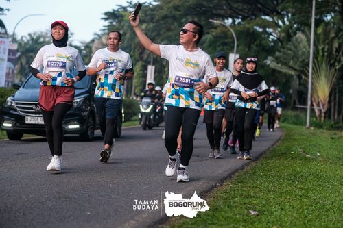 Race photo from Taman Budaya x BOGORUN 2025