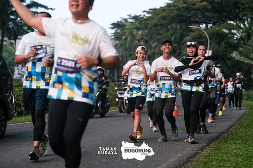 Race photo from Taman Budaya x BOGORUN 2025