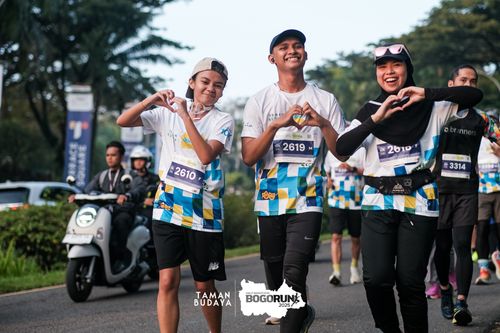 Race photo from Taman Budaya x BOGORUN 2025