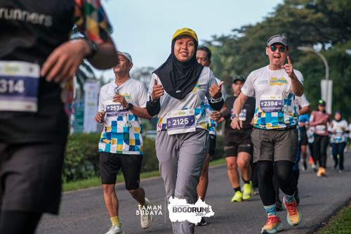 Race photo from Taman Budaya x BOGORUN 2025