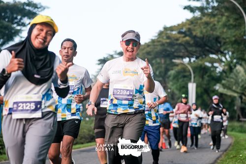 Race photo from Taman Budaya x BOGORUN 2025