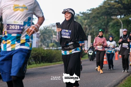 Race photo from Taman Budaya x BOGORUN 2025