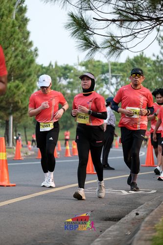 Race photo from CISANGKAN KBP CITY RUN 2025