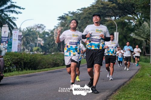 Race photo from Taman Budaya x BOGORUN 2025
