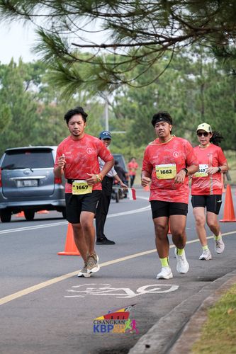 Race photo from CISANGKAN KBP CITY RUN 2025