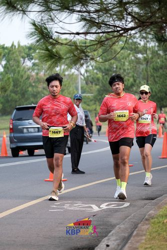 Race photo from CISANGKAN KBP CITY RUN 2025