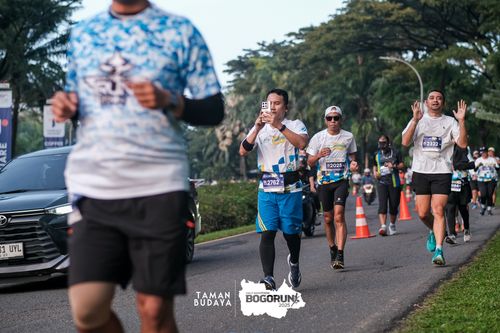 Race photo from Taman Budaya x BOGORUN 2025
