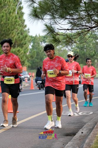 Race photo from CISANGKAN KBP CITY RUN 2025