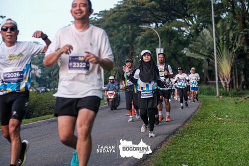 Race photo from Taman Budaya x BOGORUN 2025