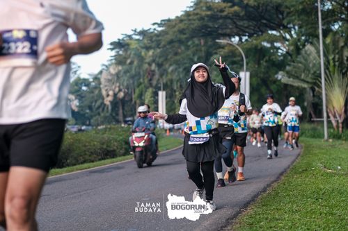 Race photo from Taman Budaya x BOGORUN 2025