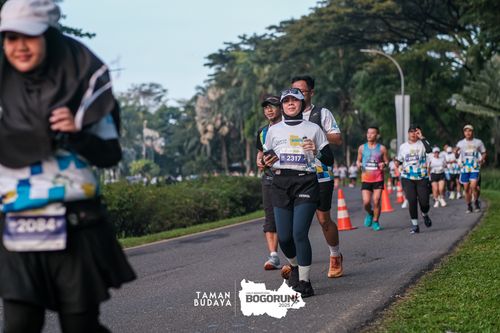 Race photo from Taman Budaya x BOGORUN 2025