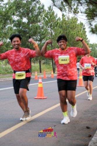 Race photo from CISANGKAN KBP CITY RUN 2025
