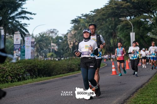 Race photo from Taman Budaya x BOGORUN 2025