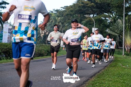 Race photo from Taman Budaya x BOGORUN 2025