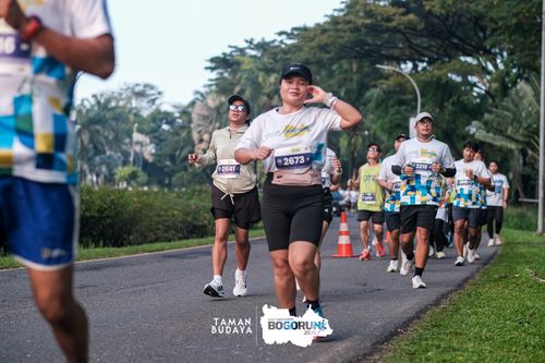 Race photo from Taman Budaya x BOGORUN 2025