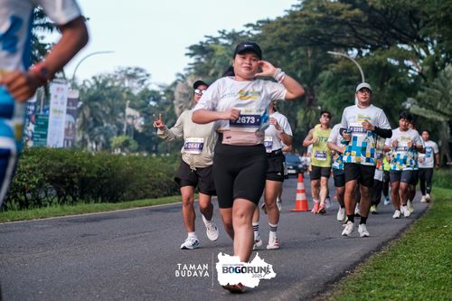 Race photo from Taman Budaya x BOGORUN 2025
