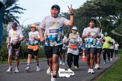 Race photo from Taman Budaya x BOGORUN 2025