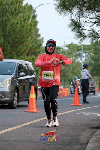 Race photo from CISANGKAN KBP CITY RUN 2025