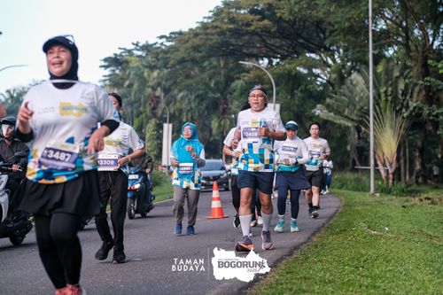 Race photo from Taman Budaya x BOGORUN 2025