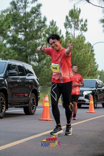 Race photo from CISANGKAN KBP CITY RUN 2025