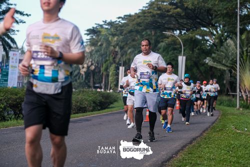 Race photo from Taman Budaya x BOGORUN 2025