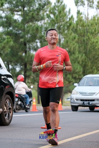 Race photo from CISANGKAN KBP CITY RUN 2025