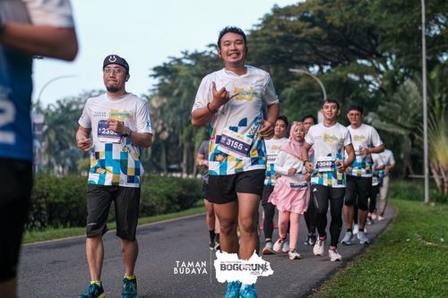 Race photo from Taman Budaya x BOGORUN 2025