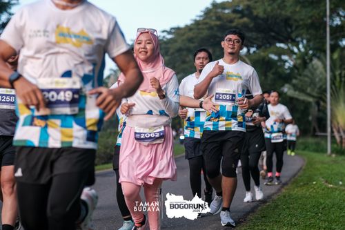 Race photo from Taman Budaya x BOGORUN 2025