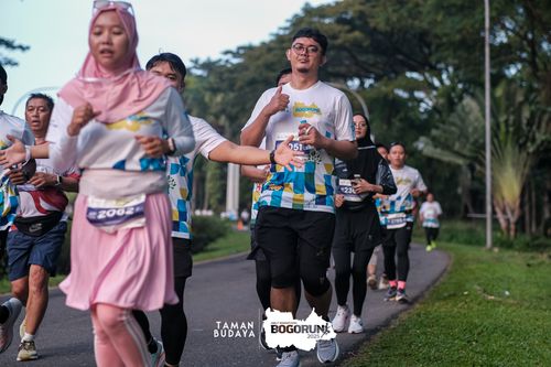 Race photo from Taman Budaya x BOGORUN 2025