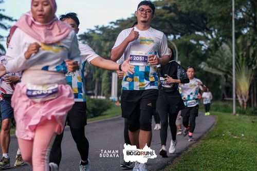 Race photo from Taman Budaya x BOGORUN 2025
