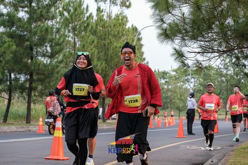 Race photo from CISANGKAN KBP CITY RUN 2025