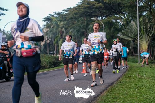 Race photo from Taman Budaya x BOGORUN 2025